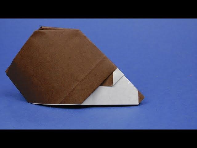 Igel Origami- Faltanleitung