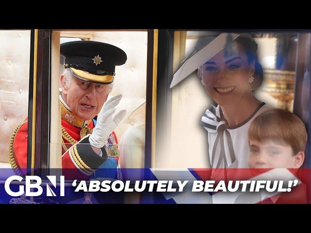 Princess Kate and King Charles arrive for Trooping the Colour - 'She looks BEAUTIFUL!'