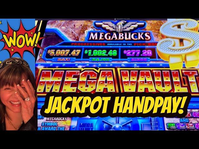 JACKPOT HANDPAY-MEGABUCKS MEGA VAULT!