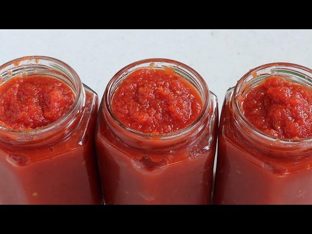 教你在家做番茄酱，1次买了10斤西红柿制作，做法超简单 ketchup