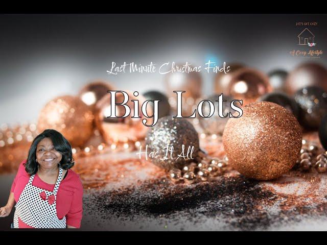 Big Lots Christmas Walkthrough  | Shop With Me for Festive Decor & Holiday Deals