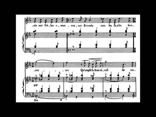 Le Désir (A. Holmès) Score Animation