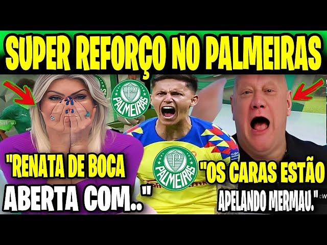 JOGO ABERTO PALMEIRAS" RENATA FAN E RONALDÃO FICARAM SURPRESOS COM O VERDÃO! PALMEIRAS X CEARA