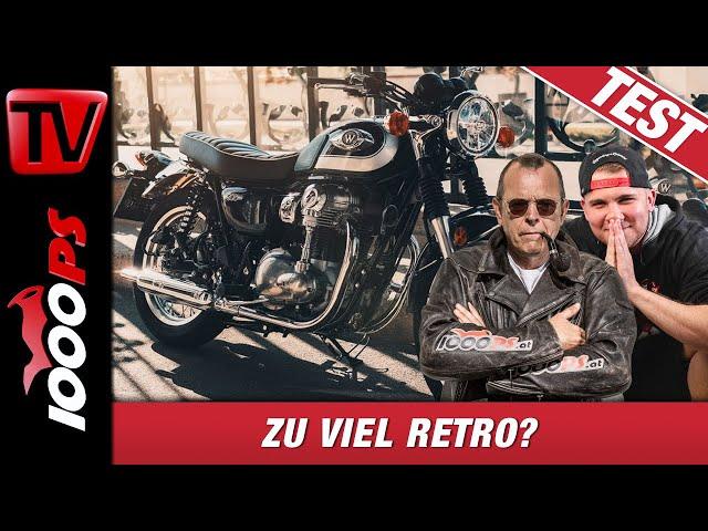 Kawasaki W800 2020 Test - traumhafter Königswellen-Klassiker aus Japan