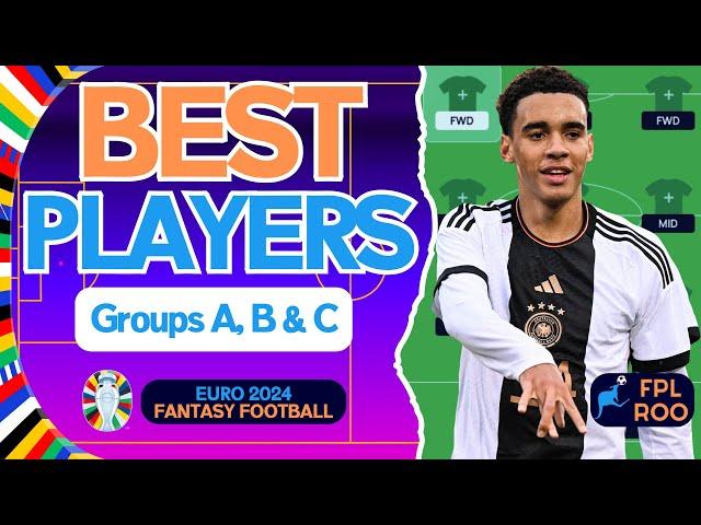 BEST PLAYERS | GROUPS A, B & C | EURO 2024 FANTASY FOOTBALL TIPS & STRATEGY