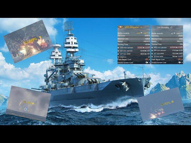 USS Arizona: Mini Yamato of tier 3??? - War Thunder Mobile