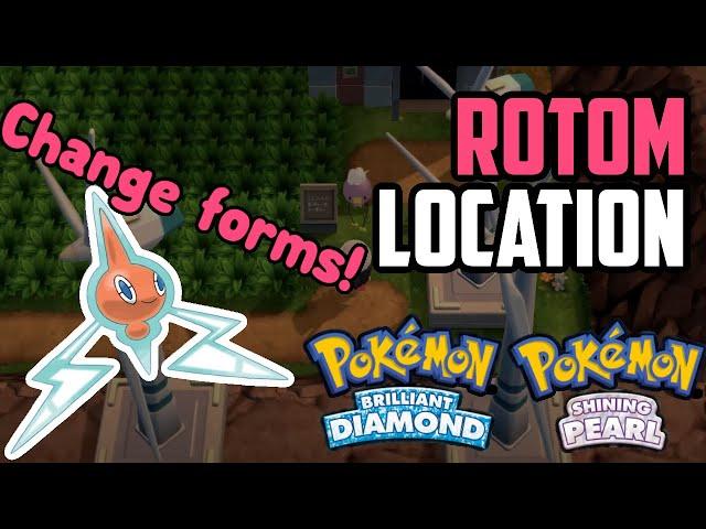 How to Catch Rotom & Change Forms! - Pokémon Brilliant Diamond & Shining Pearl