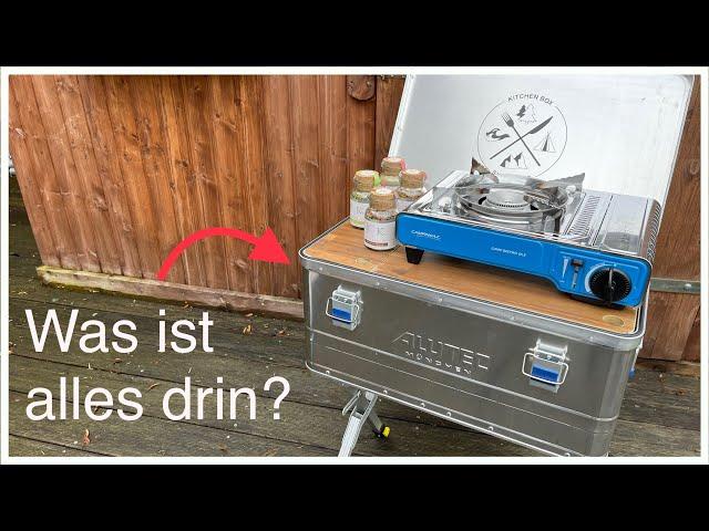 Die Küche für unterwegs - Kitchen Box für Camper Van und Dachzelt Reisen