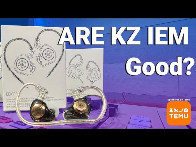 KZ In Ear Monitors review - 6 different model of affordable IEM form TEMU