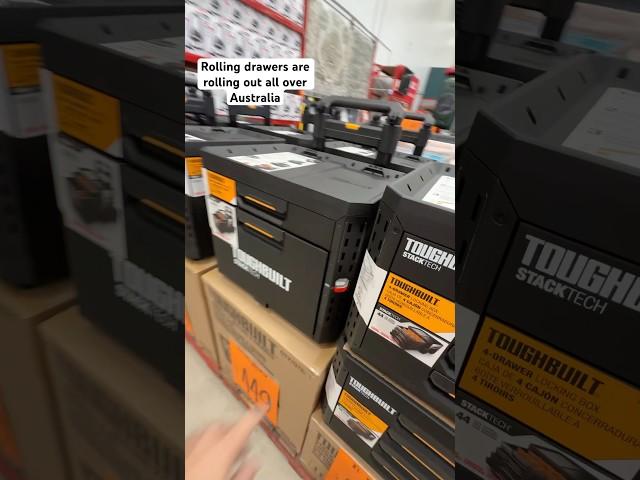 Toughbuilt Stacktech rolling drawers are in stores