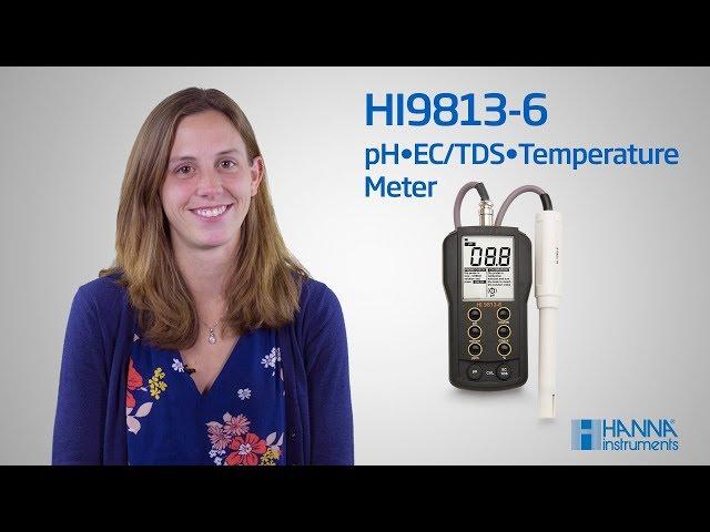 How To Calibrate the Portable pH, EC/TDS Meter HI9813-6