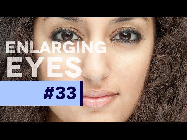 #PSin30 - How to Make Eyes Bigger in Photoshop!