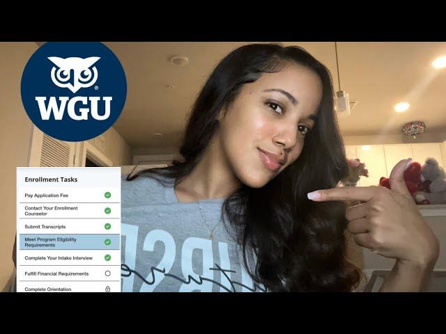 WGU Nursing Program (Pre-Licensure) Admission Step-by-Step; what to expect.