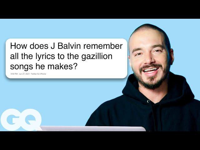 J Balvin Replies to Fans on the Internet | Actually Me | GQ