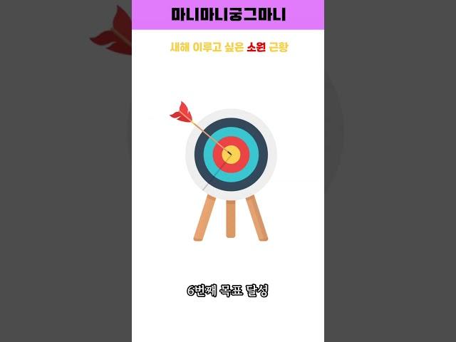 새해 이루고 싶은 소원 근황