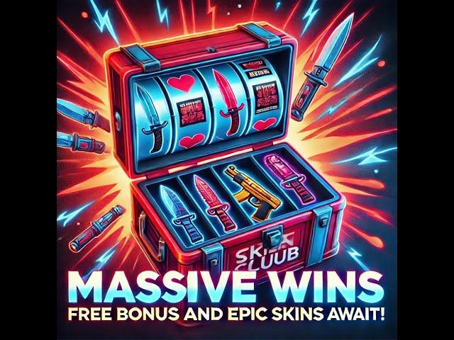 Massive Wins on SkinClub – Free Bonus and Epic Skins Await!  | SkinClub Promo Code |