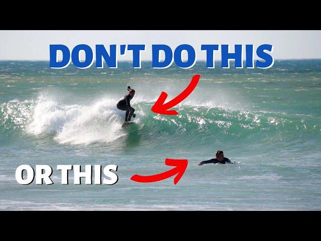 How to Surf SMALL POWERLESS beach break WAVES