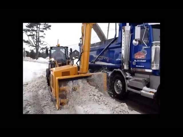 RPM215 Industrial Loader-Mounted Snow Blower / Souffleuse Industrielle Amovible