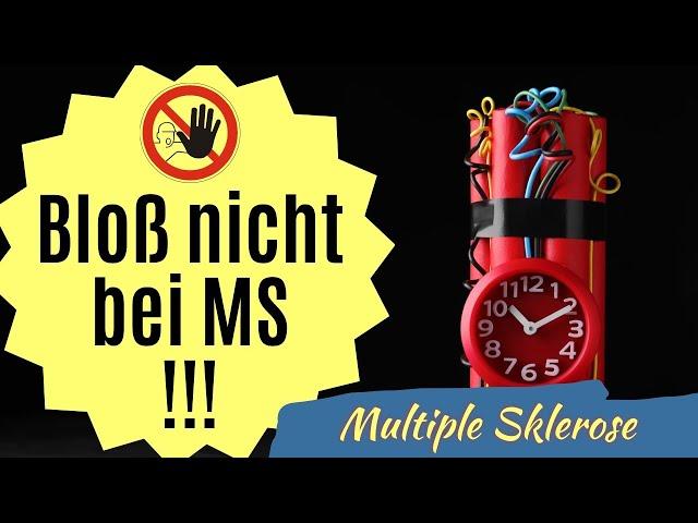 Das richtige Verhalten bei Multiple Sklerose