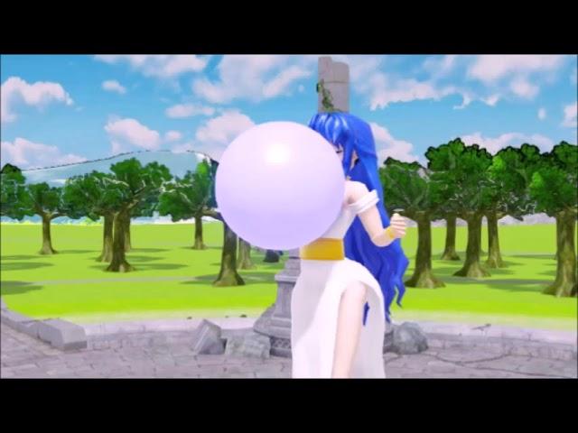 MMD Bubblegum Floating Animation - Rulue Sacred Ruins Gum