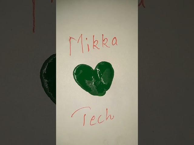 Mikka Tech...finger painting..#painting