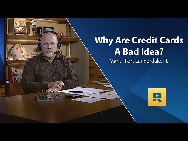 Why Is Having A Credit Card A Bad Idea?