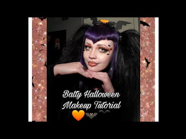 Batty Halloween Makeup Tutorial!  #halloween #makeuptutorial #halloweenmakeuplook halloweenma