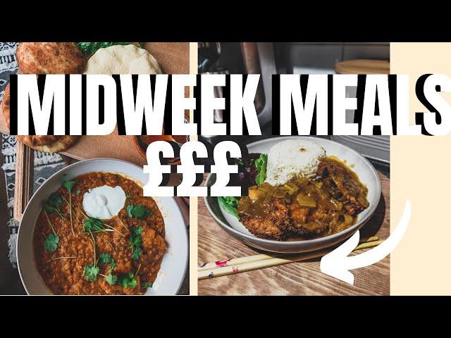 MID WEEK MEAL RECIPE IDEAS | EASY AND QUICK FAMILY DINNER RECIPES | VEGETARIAN MEAL IDEAS