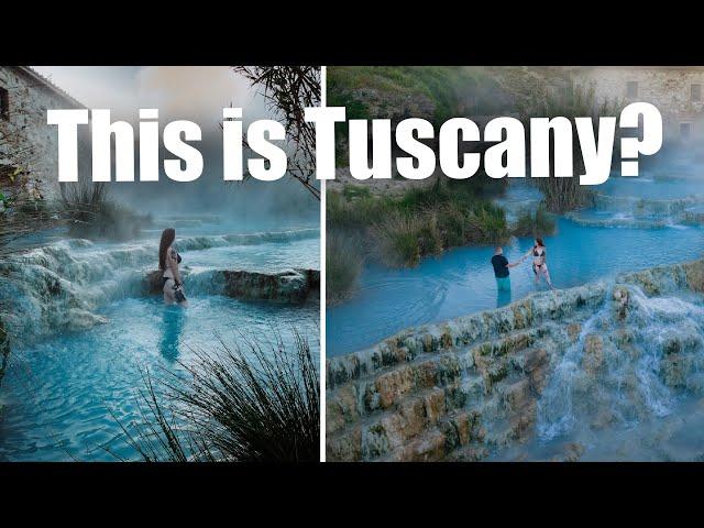 SWIMMING IN TUSCANY'S HOT SPRINGS || Is Saturnia worth the hype?