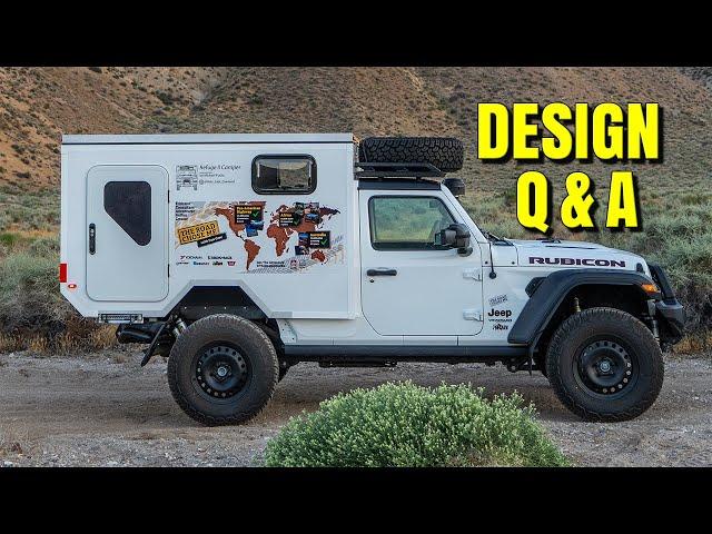 Dream Overland Camper Design Questions & Answers