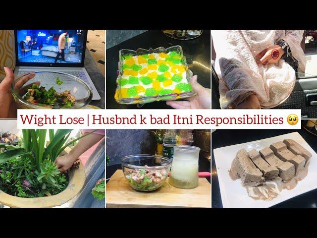 Homemade Chocolate Ice Cream | Weight Lose Salad | Husband K Bgair Shopping Bekar