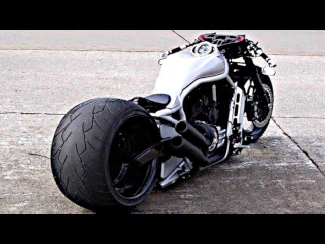 Custom Motorcycles with Fat Tire Compilation