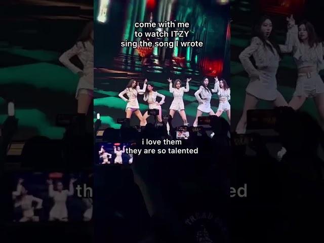this happened at an ITZY concert 
