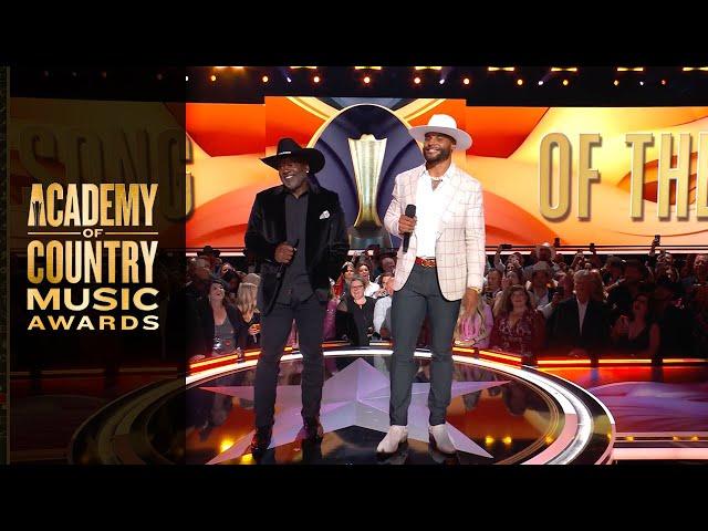 Dak Prescott and Emmitt Smith Presenting Song of the Year | ACM Awards 2023