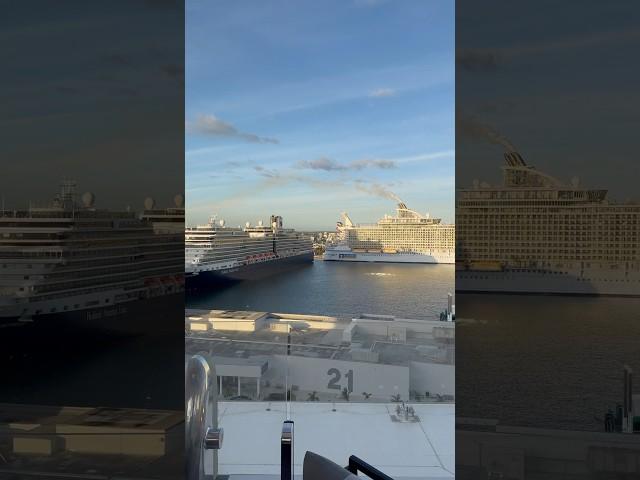 A busy day at Port Everglades! #porteverglades #celebrityascent #islandprincess #oasisoftheseas