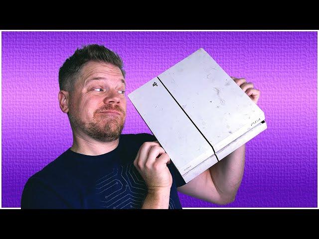 Cleaning a SUPER Dirty PS4 Mostly with Air