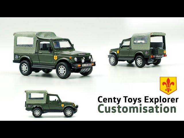 Gypsy Miniature |Centy Explorer Customisation | Maruti Suzuki Gypsy | Indian Army Gypsy | Suzuki