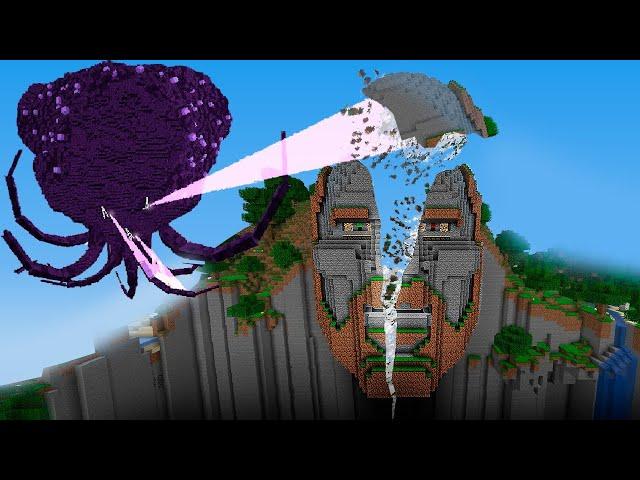 Spawn Wither Storm inside The Temple of Notch in Minecraft