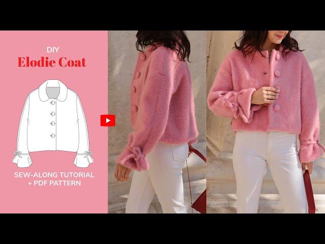 DIY Elodie Coat Sew-Along Tutorial + PDF Sewing Pattern- tintofmintPATTERNS