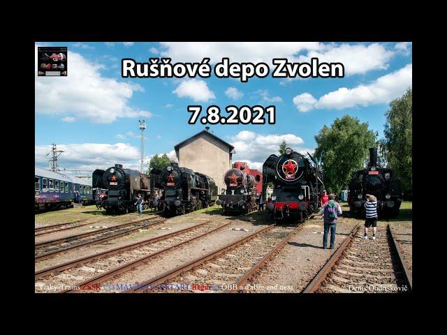 Rušňové depo Zvolen 7. 8.2021