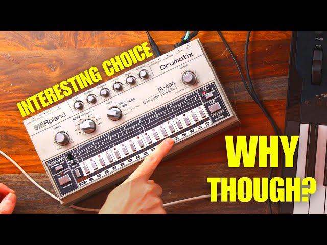 Exploring how to use the TR-606 in a DAWLESS live set