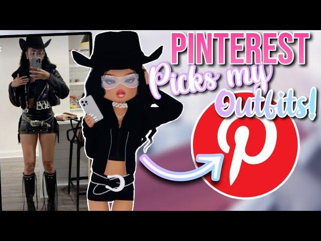 LETTING PINTEREST PICK MY OUTFIT IN DRESS TO IMPRESS | Roblox Dress To Impress Part 5