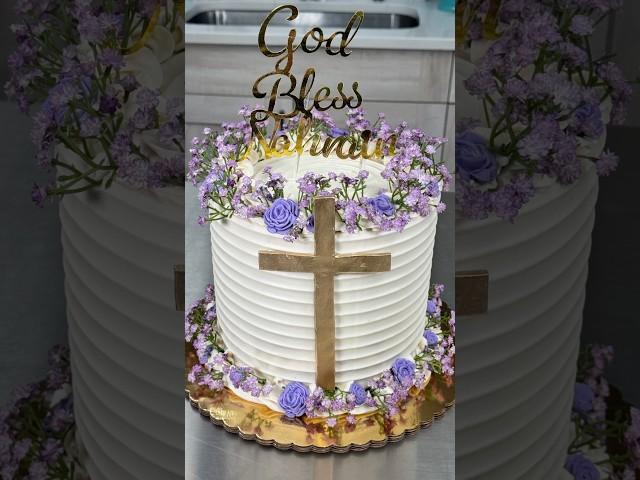 A baptism cake for a special friend ￼