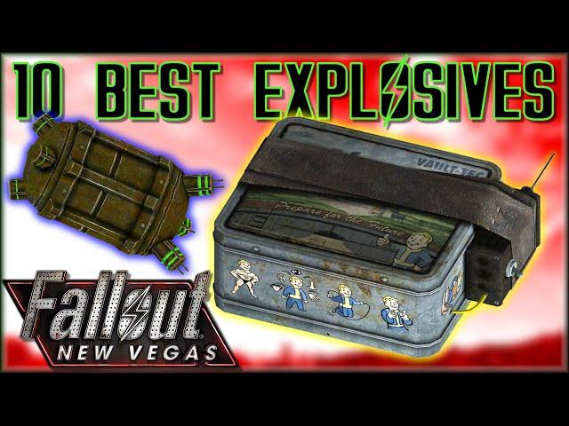 10 STRONGEST EXPLOSIVES in Fallout: New Vegas - Caedo's Countdowns