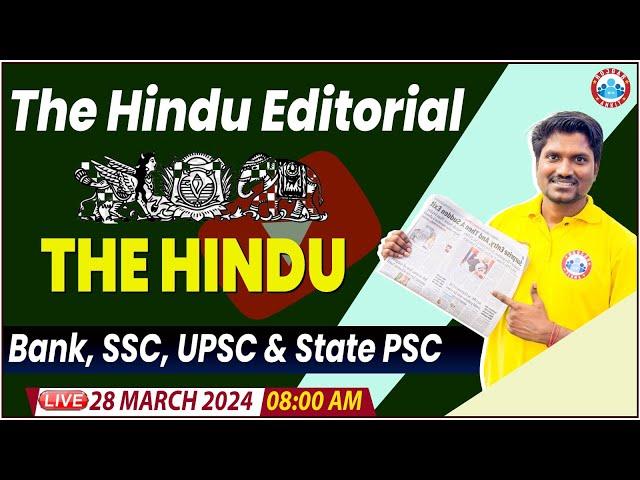 The Hindu Editorial Analysis | 28 March 2024 | Vocab, Grammar, The Hindu Reading By RK Mehto Sir