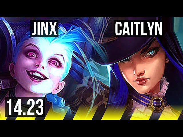 JINX & Shaco vs CAITLYN & Blitzcrank (ADC) | KR Diamond | 14.23