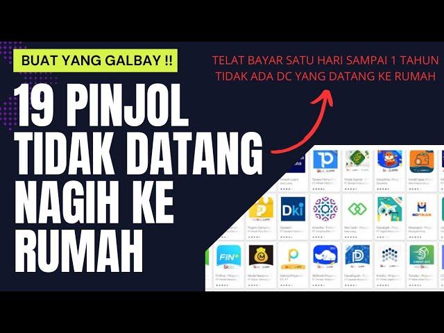 19 pinjol yang tidak nagih ke rumah, galbay tetap aman?? resiko galbay pinjol legal