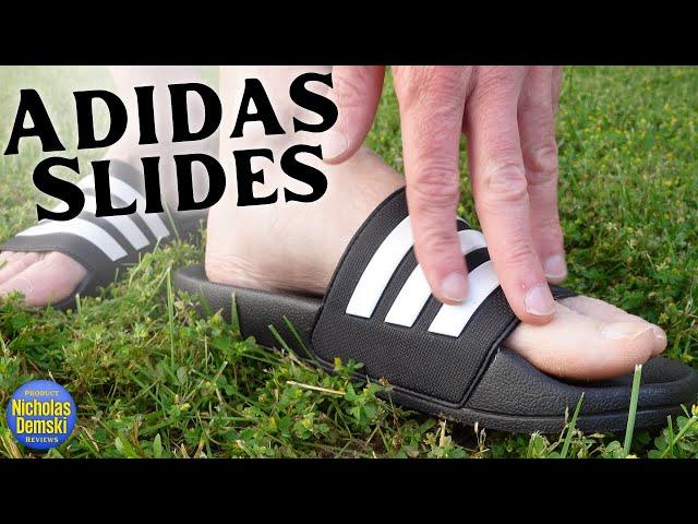 UNBOXING Adidas Adilette Shower Slides | COMFORTABLE and EASY-TO-CLEAN? #adidasshoes