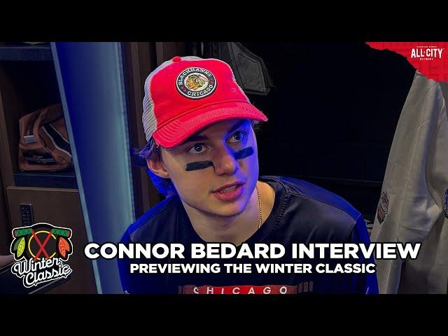 Connor Bedard speaks ahead of the Winter Classic vs Blues | CHGO Blackhawks