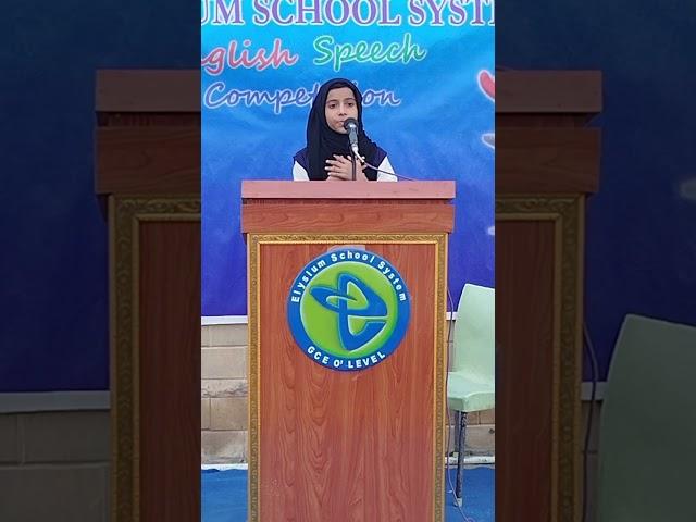 English Speeches Competition - Glimpse of Event